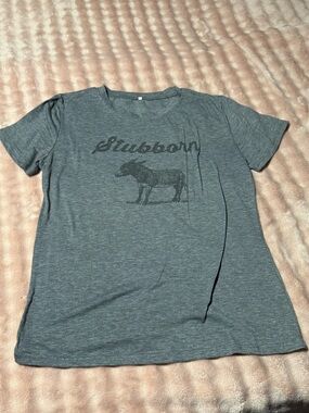 Gray Basic Tee - Size L